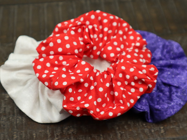 how to sew hair scrunchies