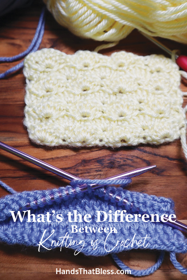 whats the difference between knitting and crocheting