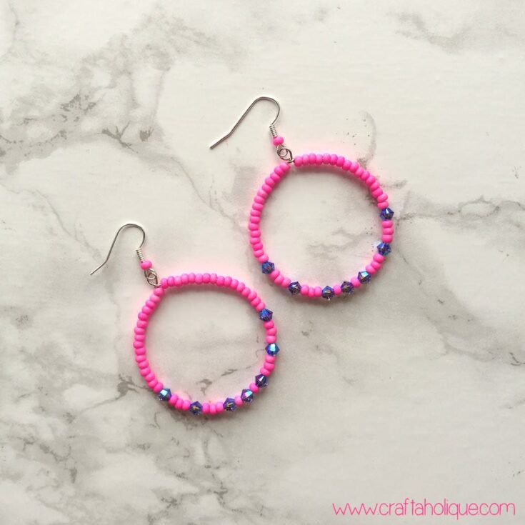 Image for Beaded Hoop Earrings Tutorial