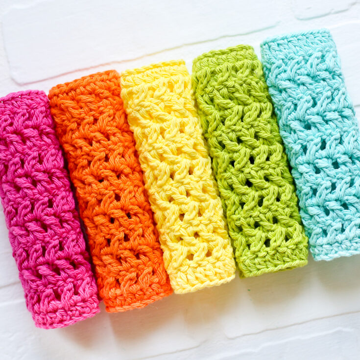 Image for Crochet Dishcloth Herringbone Pattern