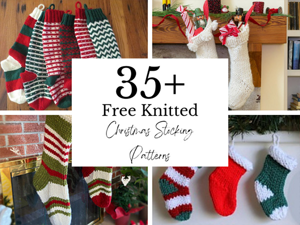 free knitted christmas stocking patterns