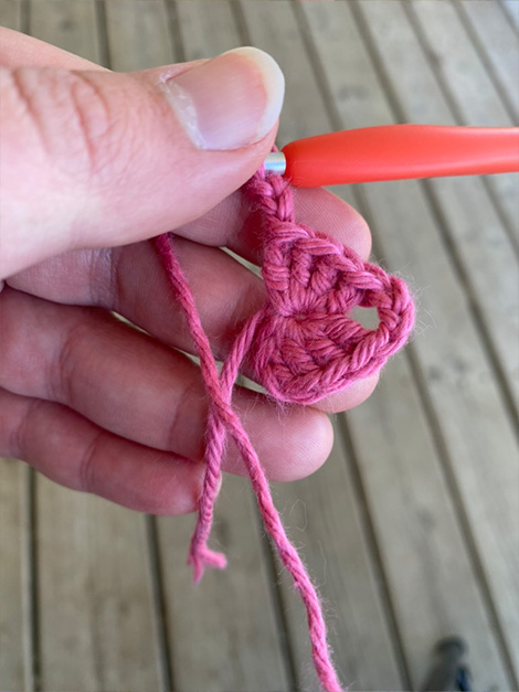 crochet bandana step 1