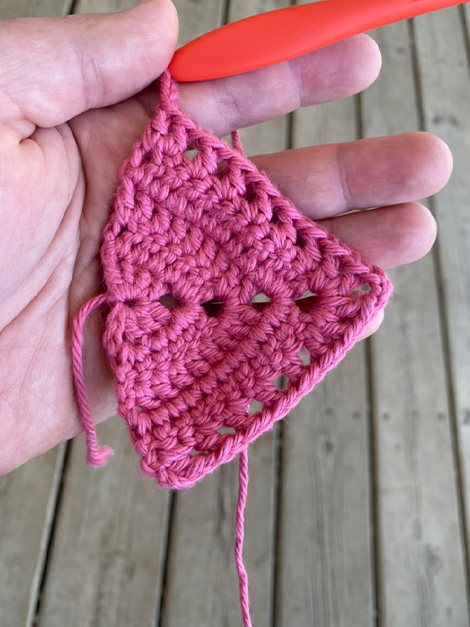 crochet bandana step 3