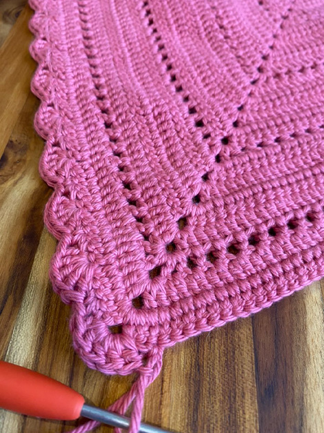 crochet bandana step 7