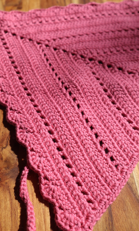 finished crochet bandana pattern