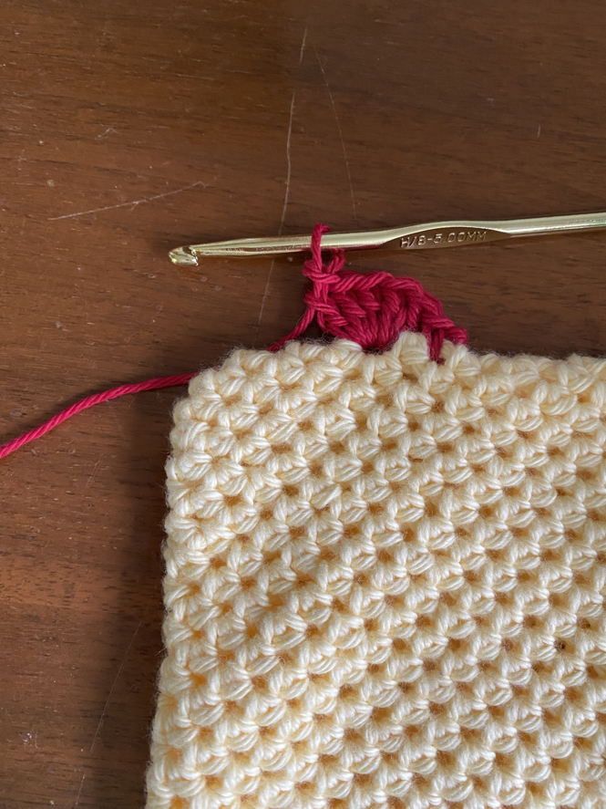 chicken potholder step 10