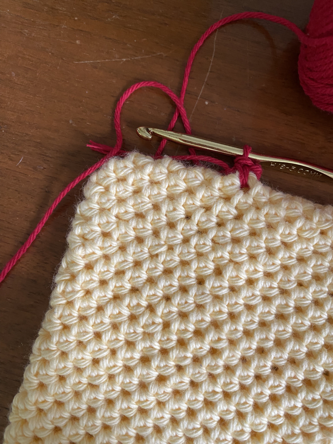 chicken potholder step 9