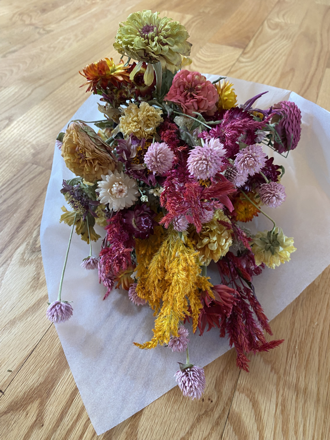 diy boho flower arrangement