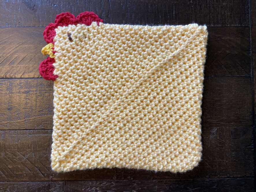 free chicken potholder pattern