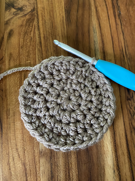 crochet sunflower garland step 6