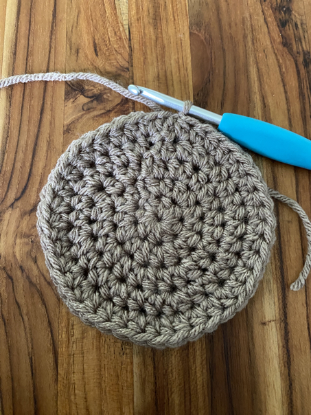 crochet sunflower garland step 7