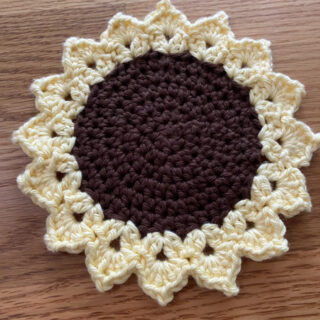 easy crochet sunflower