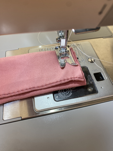 knotted headband step 14