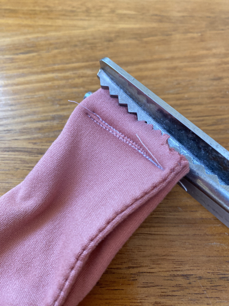 knotted headband step 15