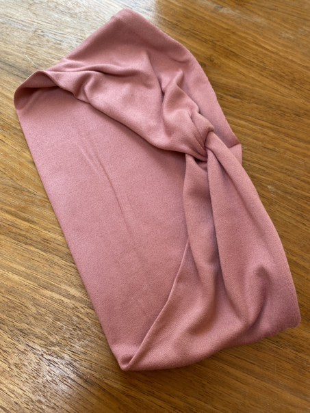 knotted headband step 16