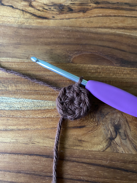 sunflower coaster step 3