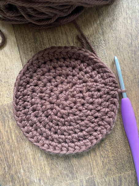 sunflower coaster step 8