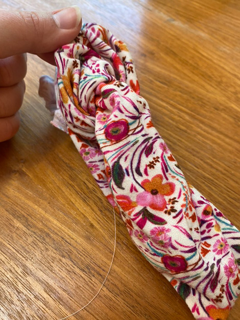 basic headband sewing pattern step 7