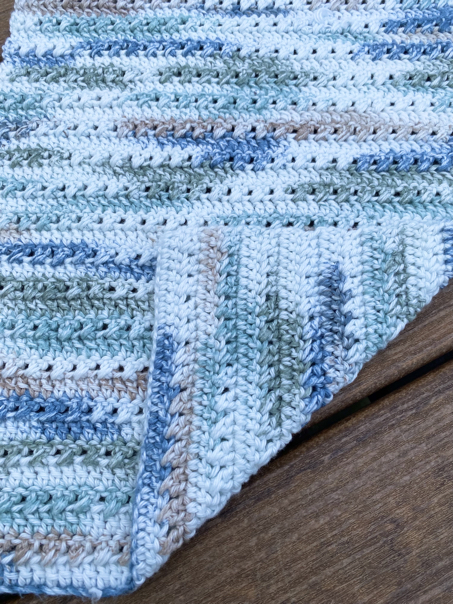 crochet kitchen towel