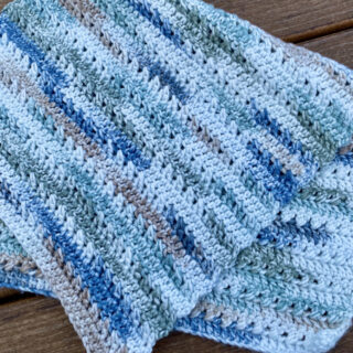 how to crochet kitchen dish towels