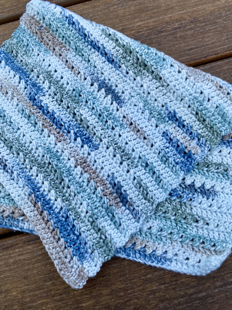 how to crochet kitchen dish towels