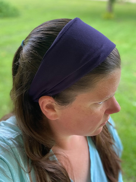 how to make a wide headband