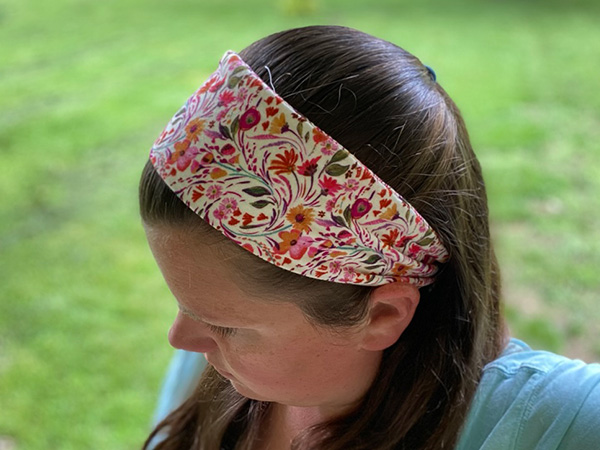 sewing pattern for an easy headband