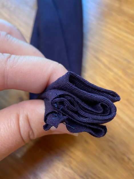 wide headband sewing pattern step 12