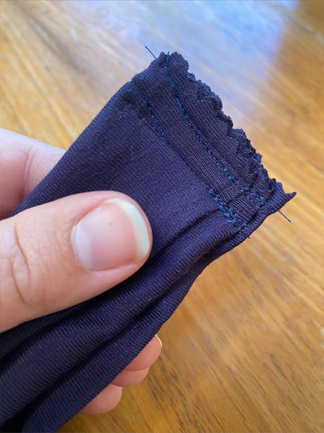 wide headband sewing pattern step 14