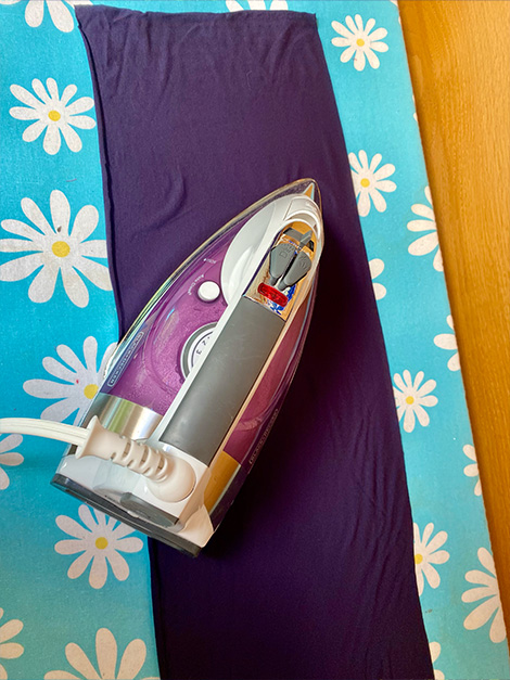 wide headband sewing pattern step 2