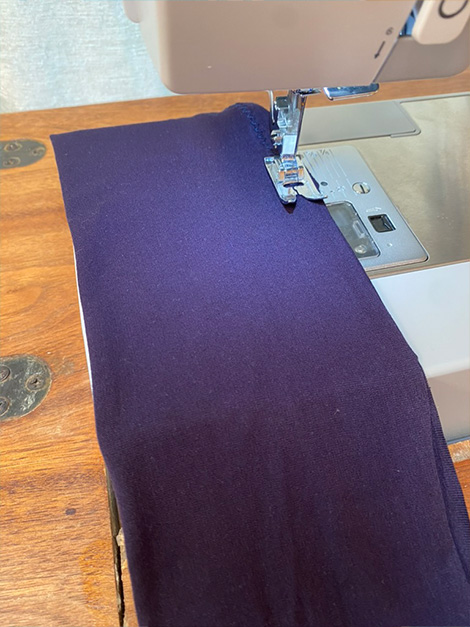 wide headband sewing pattern step 3