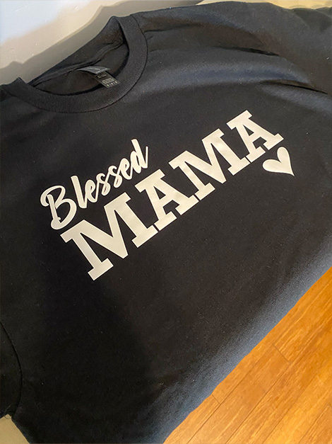 blessed mama tshirt