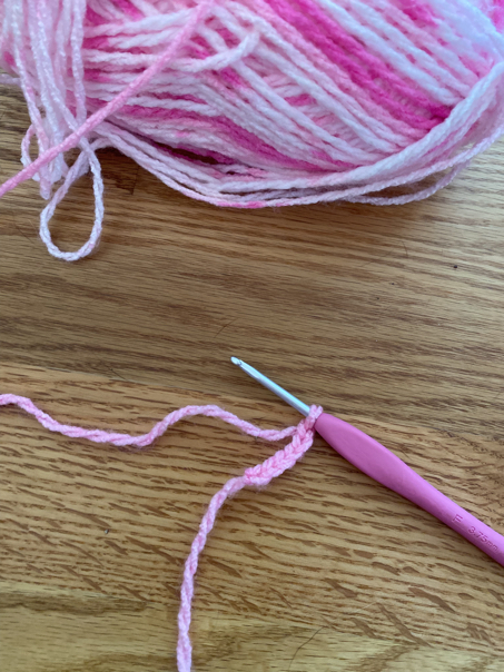 Crochet Ear Warmer Pattern With Buttons step 1