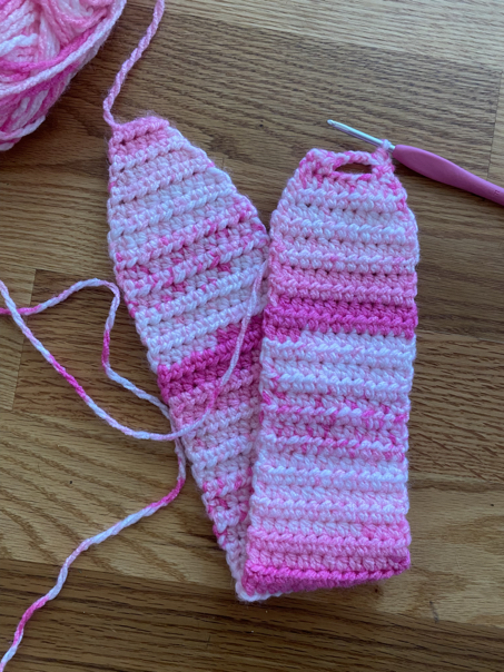 Crochet Ear Warmer Pattern With Buttons step 13
