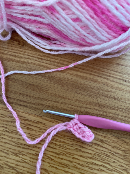 Crochet Ear Warmer Pattern With Buttons step 2