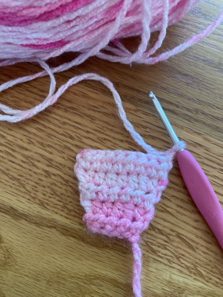 Crochet Ear Warmer Pattern With Buttons step 4