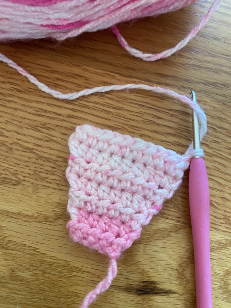 Crochet Ear Warmer Pattern With Buttons step 6