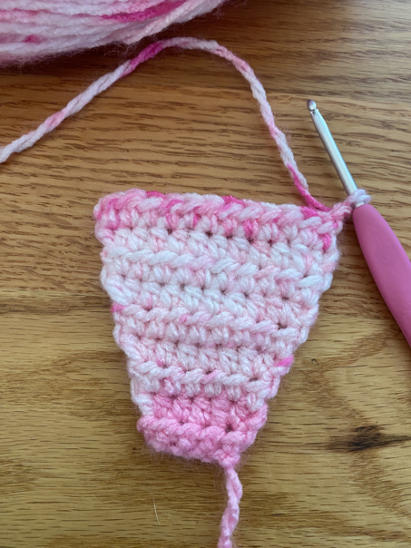 Crochet Ear Warmer Pattern With Buttons step 7