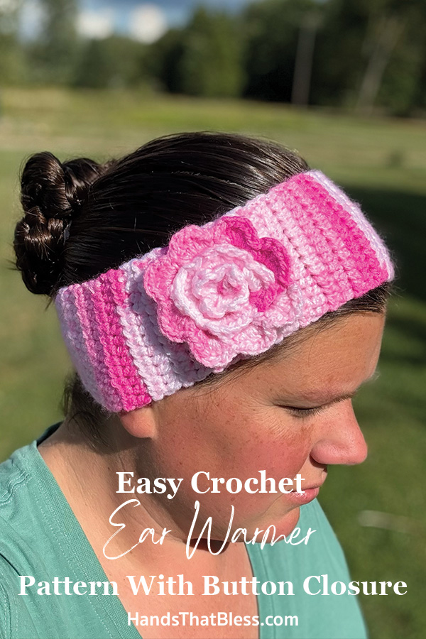 Crochet Ear Warmer Pattern With Buttons