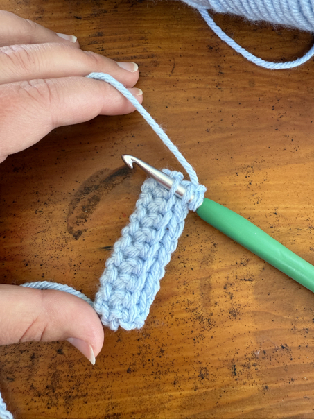 crochet thermal stitch step 13