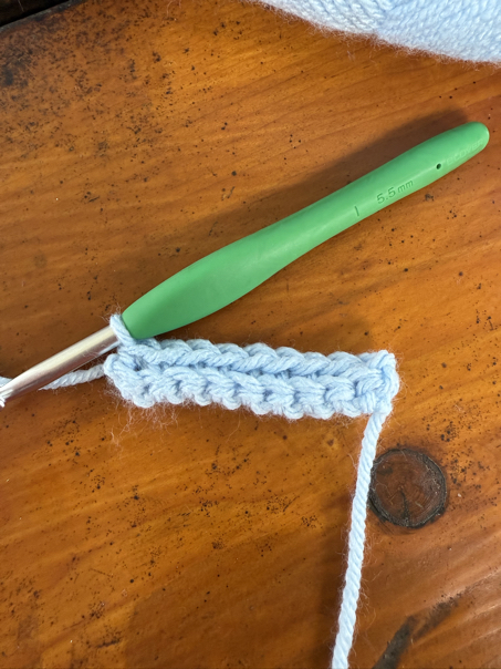 crochet thermal stitch step 6