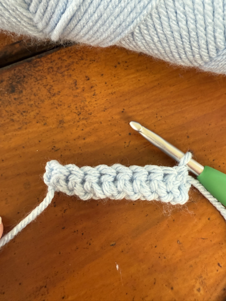 crochet thermal stitch step 7
