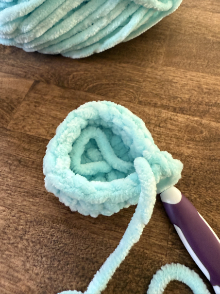crochet teddy bear step 14