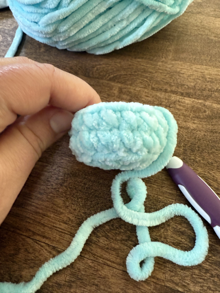 crochet teddy bear step 16