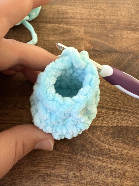 crochet teddy bear step 19
