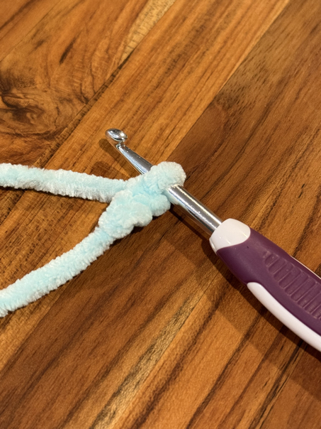 crochet teddy bear step 2