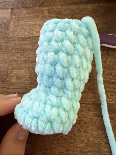 crochet teddy bear step 20