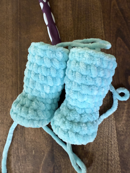 crochet teddy bear step 21
