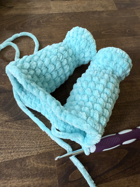crochet teddy bear step 24