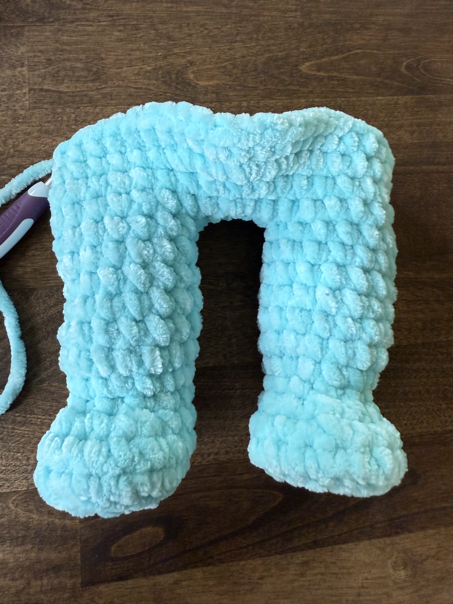 crochet teddy bear step 27
